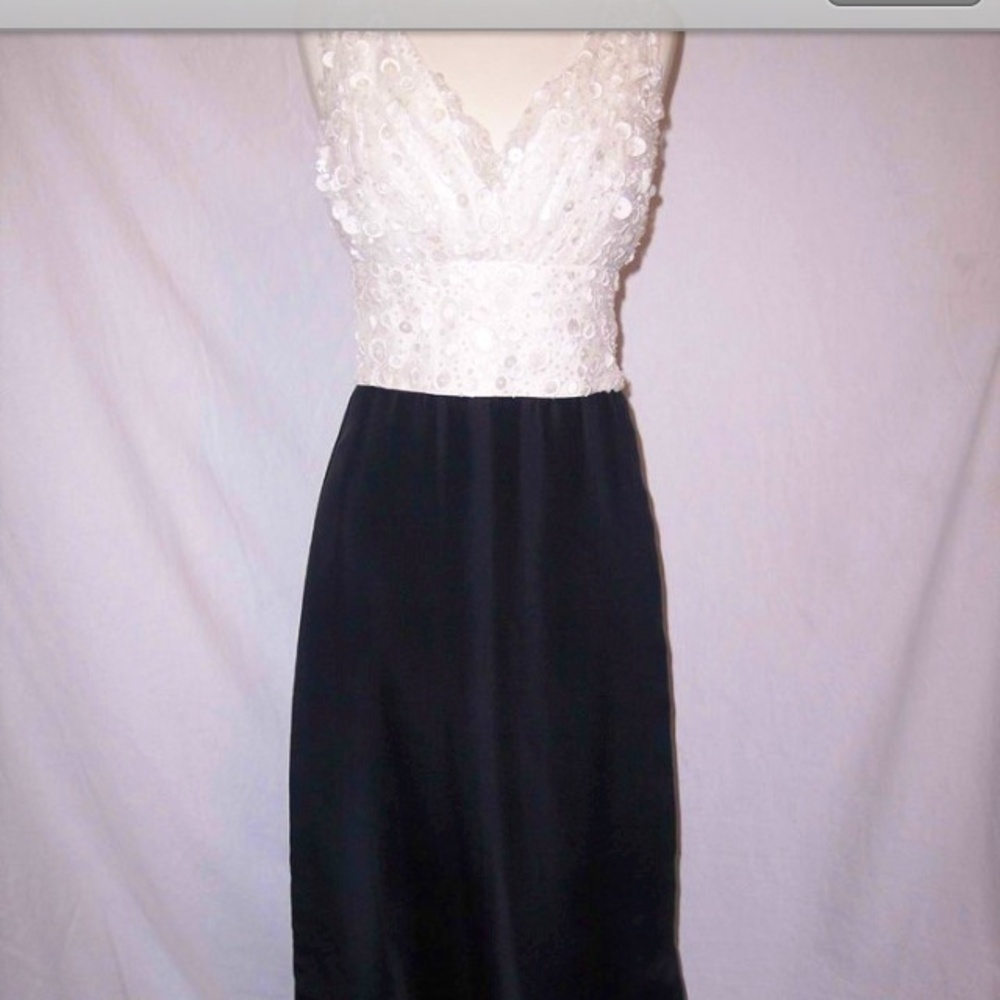COPY - Badgley Mischka Beaded Gown 100%Silk BNWT- Reduced